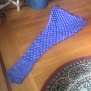 Mermaid tail blanket
